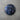 Small Batch - Damascus "Hammered" Ball Marker - Torched Blue