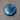 Small Batch - Damascus Circle L Ball Marker - Torched Blue